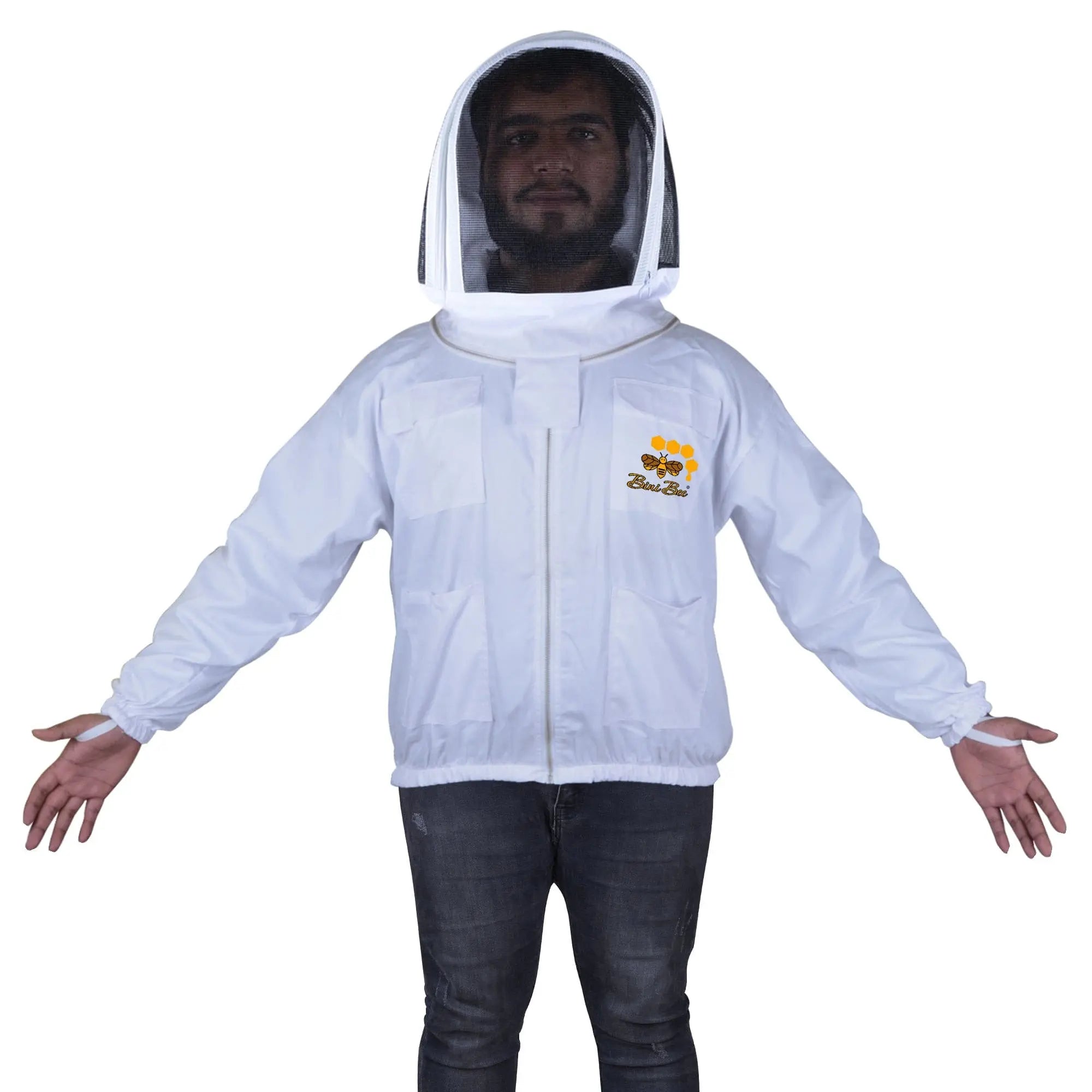 Cotton Beekeeping Jacket With Hood Veil | Beekeepers Jacket Bini Bee