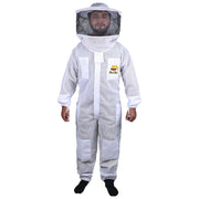 Full 3 Layer Mesh Beekeeping Ventilated Suit With Round Veil Bini Bee