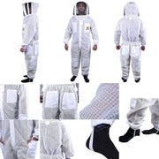 Full 3 Layer Mesh Ventilated Beekeeping Suit With Hoodie Veil Bini Bee
