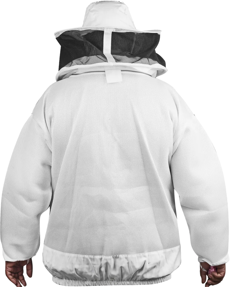 Beekeeping Jacket 2 Layer Mesh Round Head Ultra Light Jacket Protective Gear Bini Bees