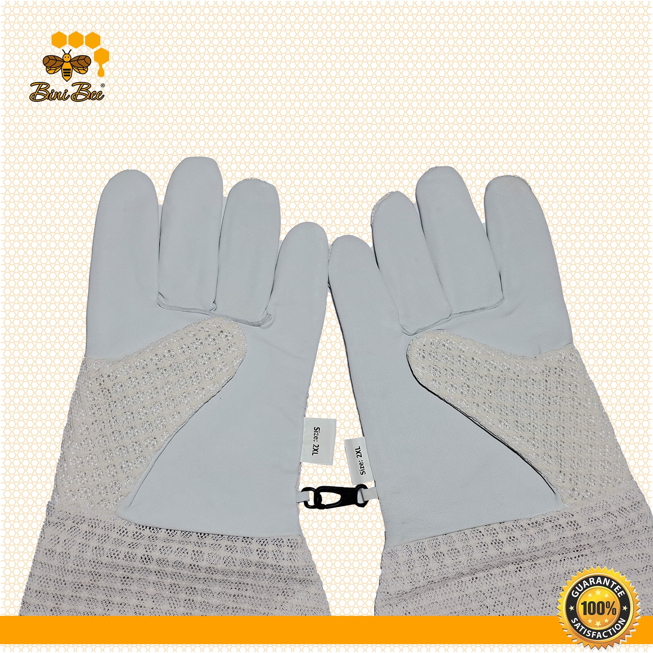 3 Layer Beekeeping Protective Gloves-Binibee Bini Bees
