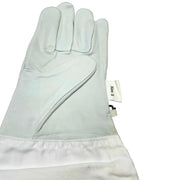 Beekeeping gloves protective leather and mesh ventilated design

Professional beekeeper gloves with long protective cuff

Premium beekeeping gloves for sting protection