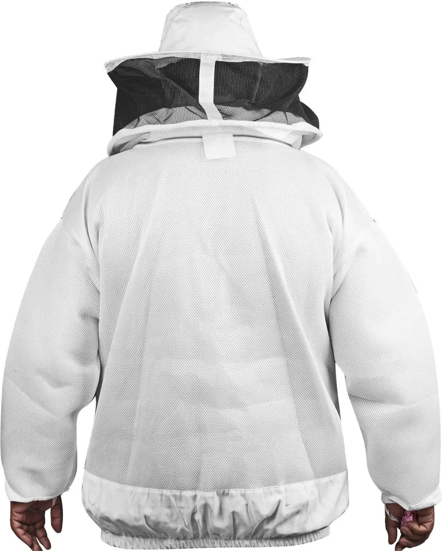 Beekeeping Bee Jacket 2 Layer Mesh Round Head Ultra Light Jacket Protective Equipment Bini Bees