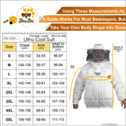 Double Layer Air Mesh Beekeeping Jacket with Round Veil – Breathable & Protective Bini Bees