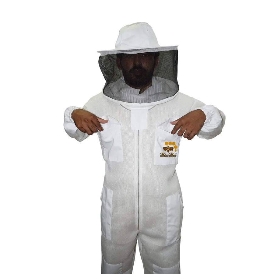 Beekeeping Double Layer Ultra Cool Suit Round Hat Veil Bini Bee