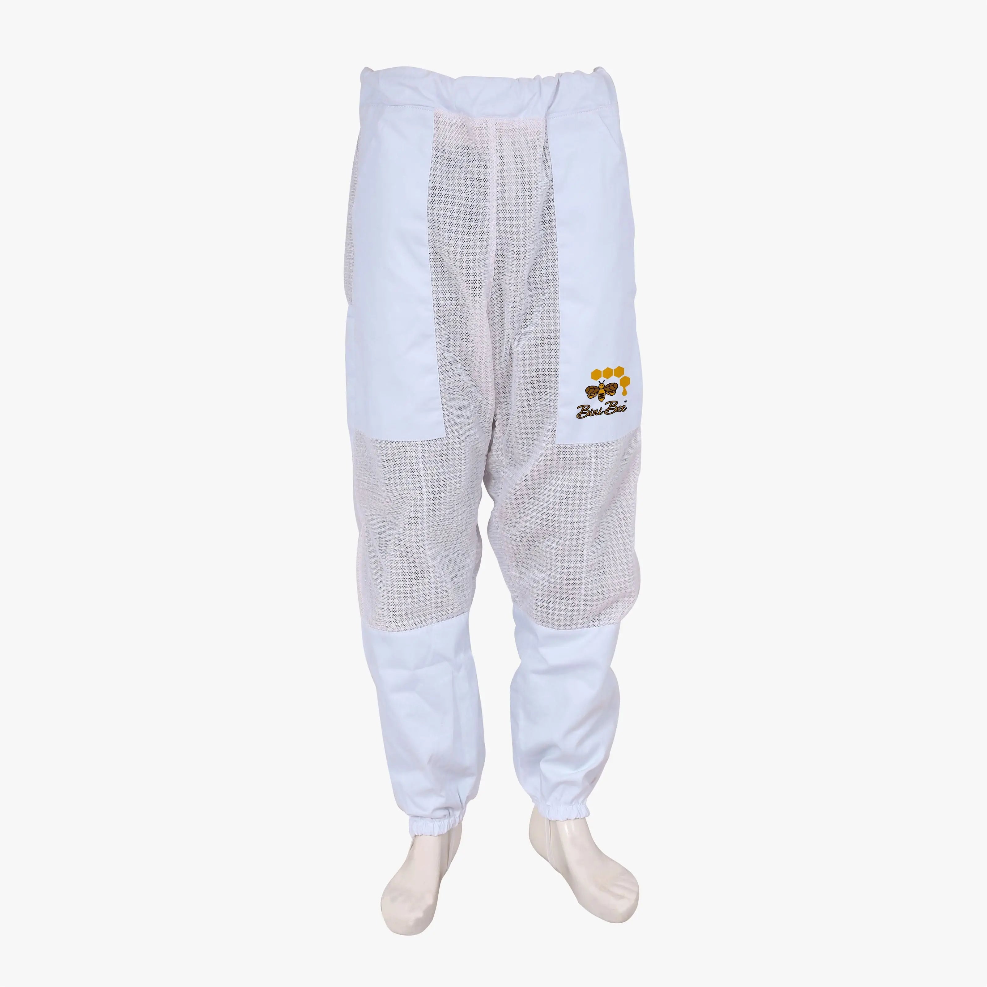 Ventilated beekeeping trousers breathable mesh bee pants, Beekeeping pants for men lightweight protective gear, Beekeeper trousers with elastic ankle protection, Beekeeping safety pants sting proof apiary clothing