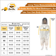Premium 3 Layer Ventilated Beekeeping Suit for Kids Bini Bees