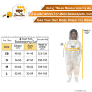 Premium 3 Layer Ventilated Beekeeping Suit for Kids Bini Bees