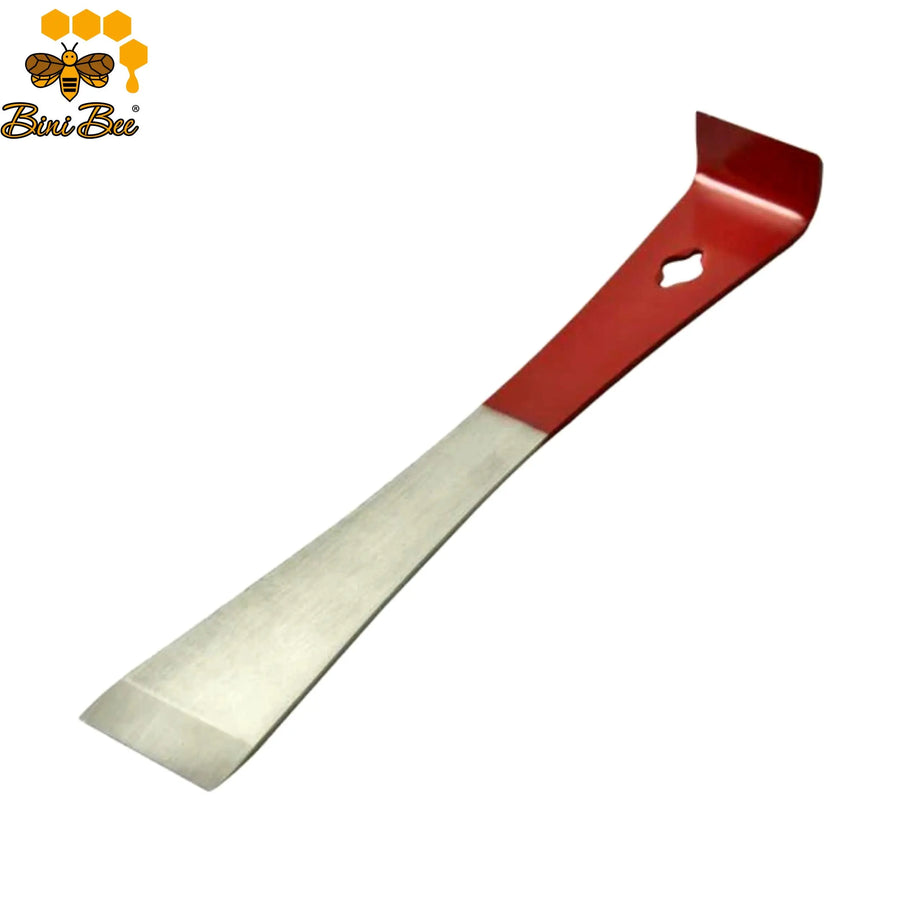 Stainless Steel Beekeeping Hive Tool with Curved Tail Hook | Heavy Duty Bee Hive Scraper & Frame Lifter