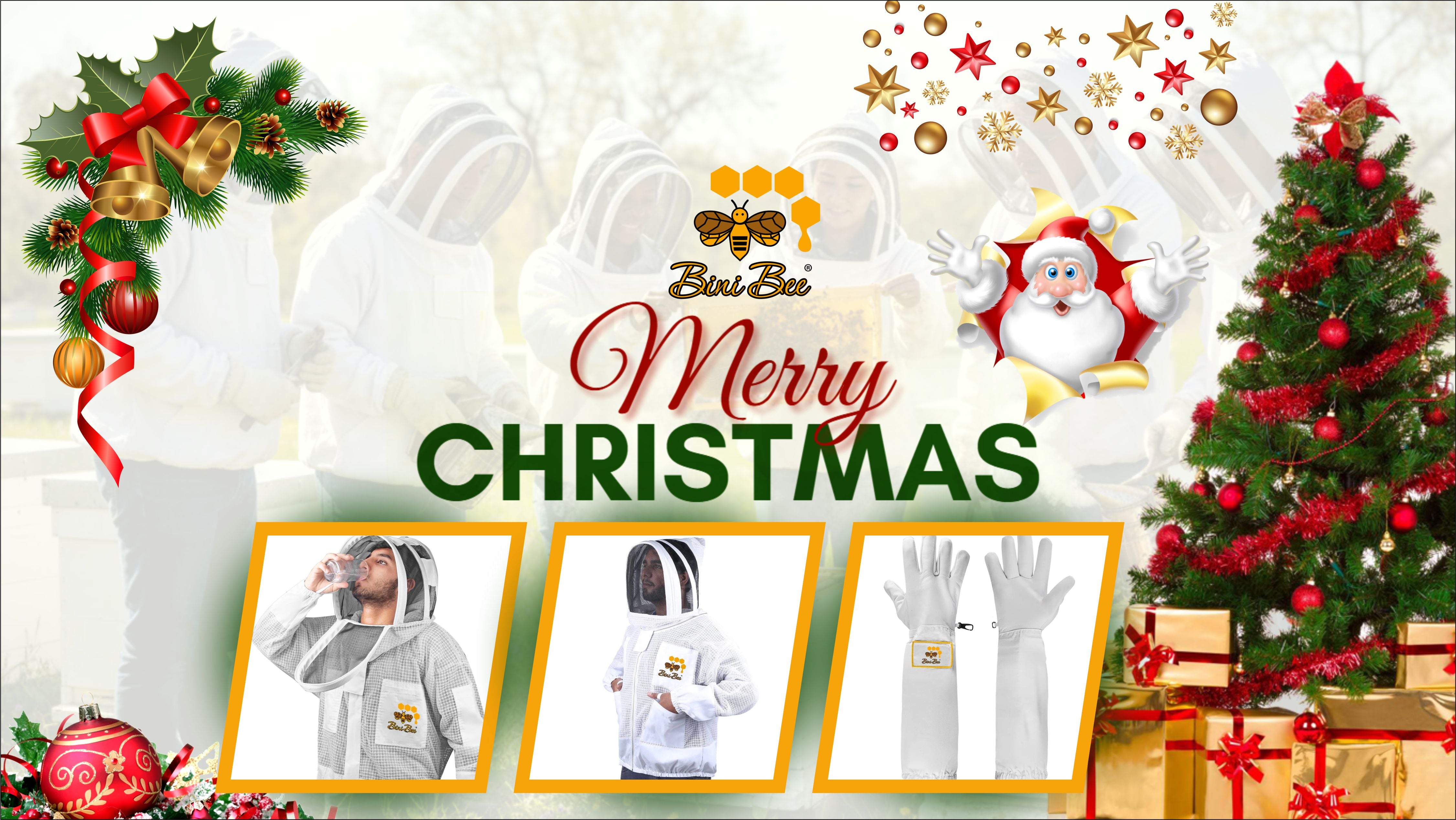 sale on merry christmas eve bini bee suit gloves pant 
