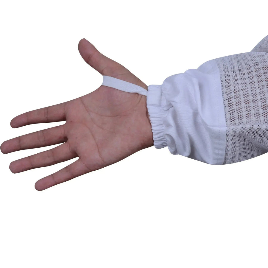 3 Layer Mesh Ventilated Beekeeping Jacket With Round Head Veil Bini Bees