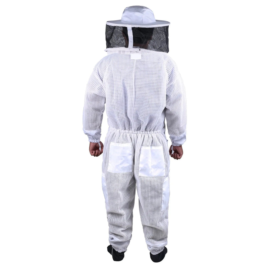 3 Layer Mesh Beekeeping Ventilated Suit With Round Veil Bini Bee