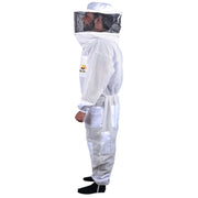 3 Layer Mesh Beekeeping Ventilated Suit With Round Veil Bini Bee