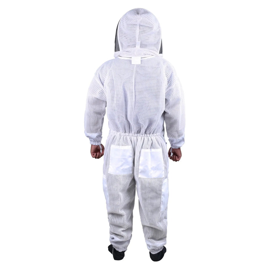 Full 3 Layer Mesh Ventilated Beekeeping Suit With Hoodie Veil Bini Bee