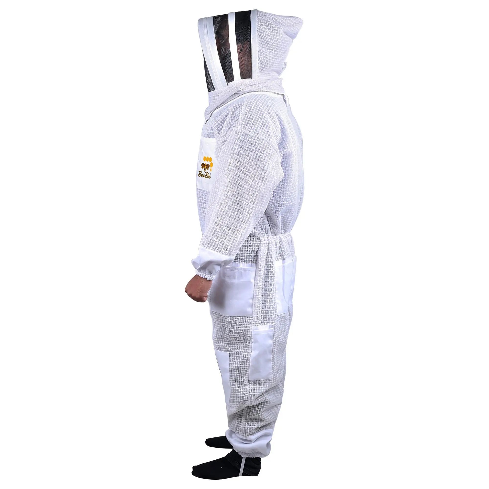 Full 3 Layer Mesh Ventilated Beekeeping Suit With Hoodie Veil Bini Bee