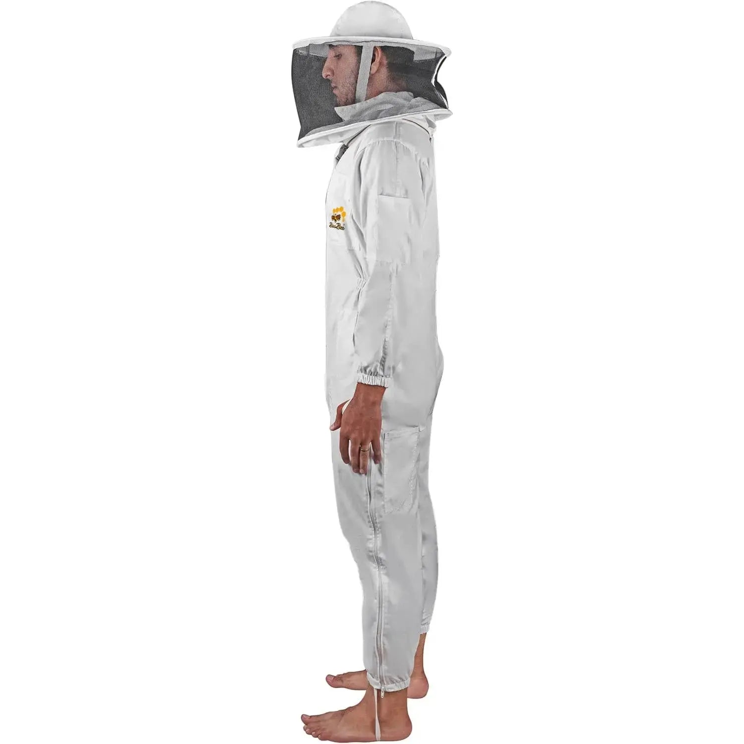 Full Standard Cotton Beekeeping Suit With Round Head Veil Bini Bee