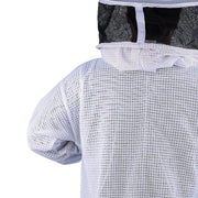 3 Layer Mesh Ventilated Beekeeping Jacket With Round Head Veil Bini Bees