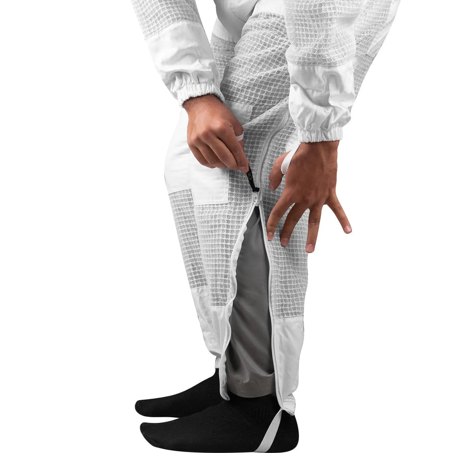 3 Layer Mesh Ultra Ventilated Premium Beekeeping Suit | Hoodie Veil Bini Bees