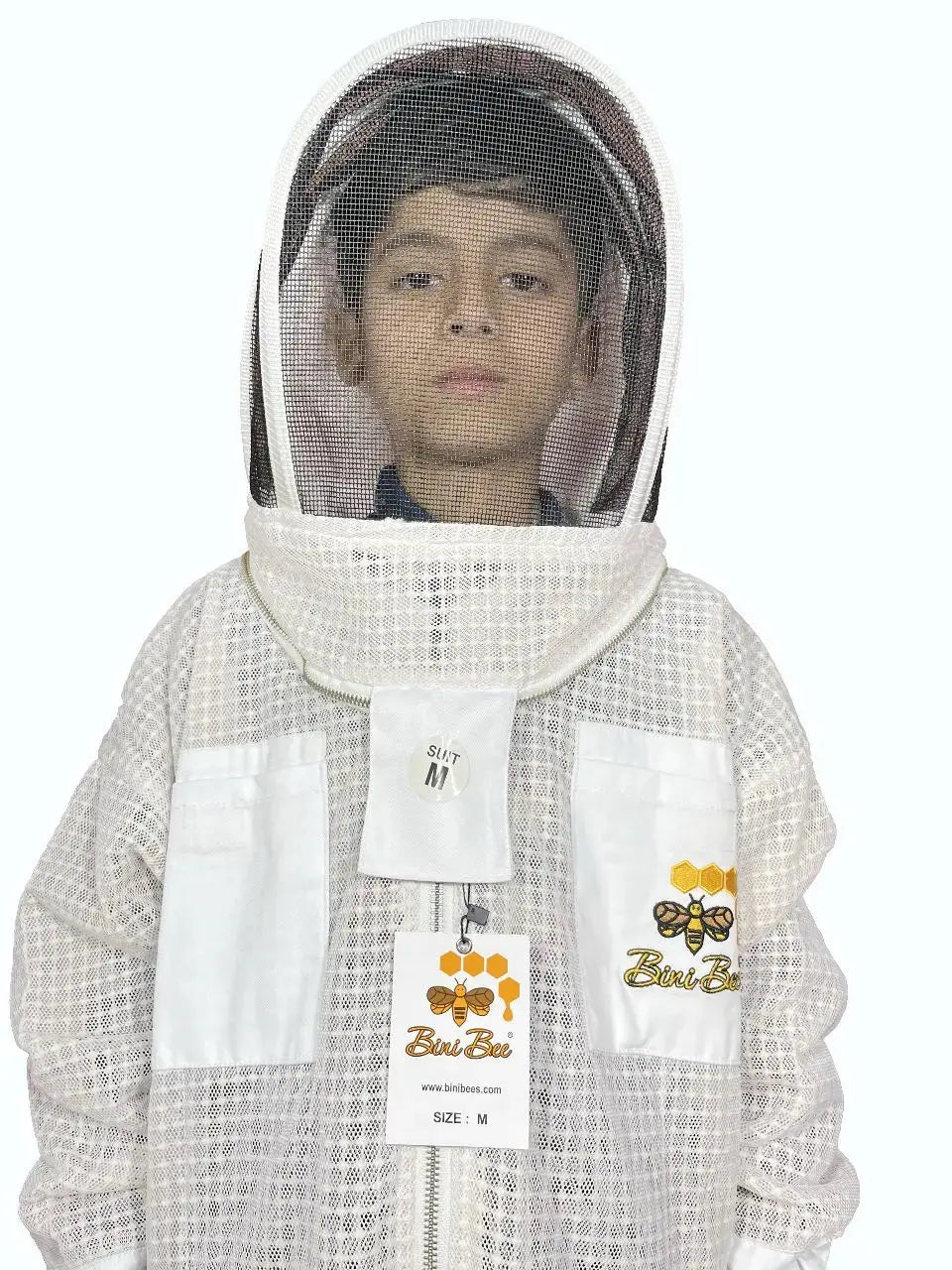 Three Layer Ventilated Beekeeping Suit For Kids Bini Bees