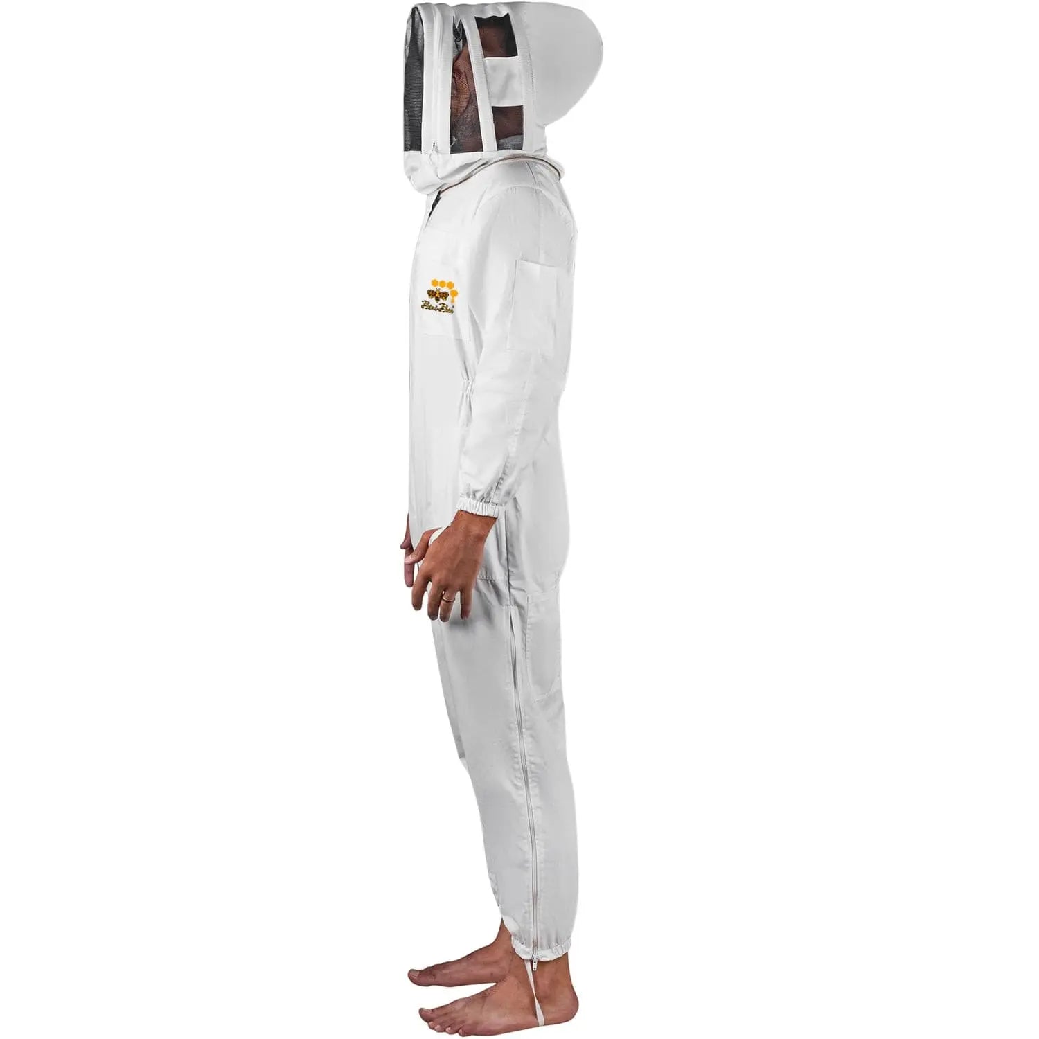 Standard Cotton Beekeeping Suit With Hood Style Veil Bini Bee
